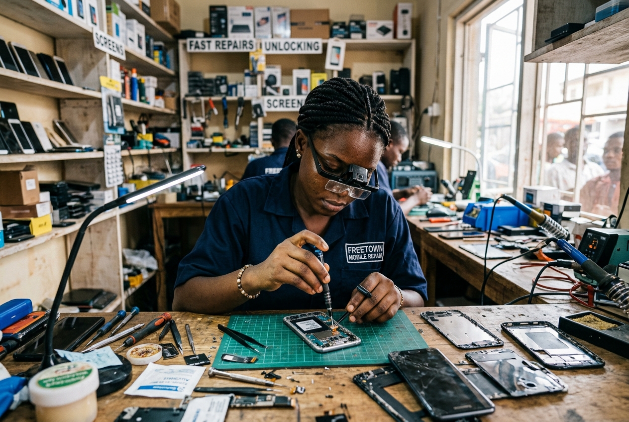 Smartphone and Screen Repair Specialist in Freetown
